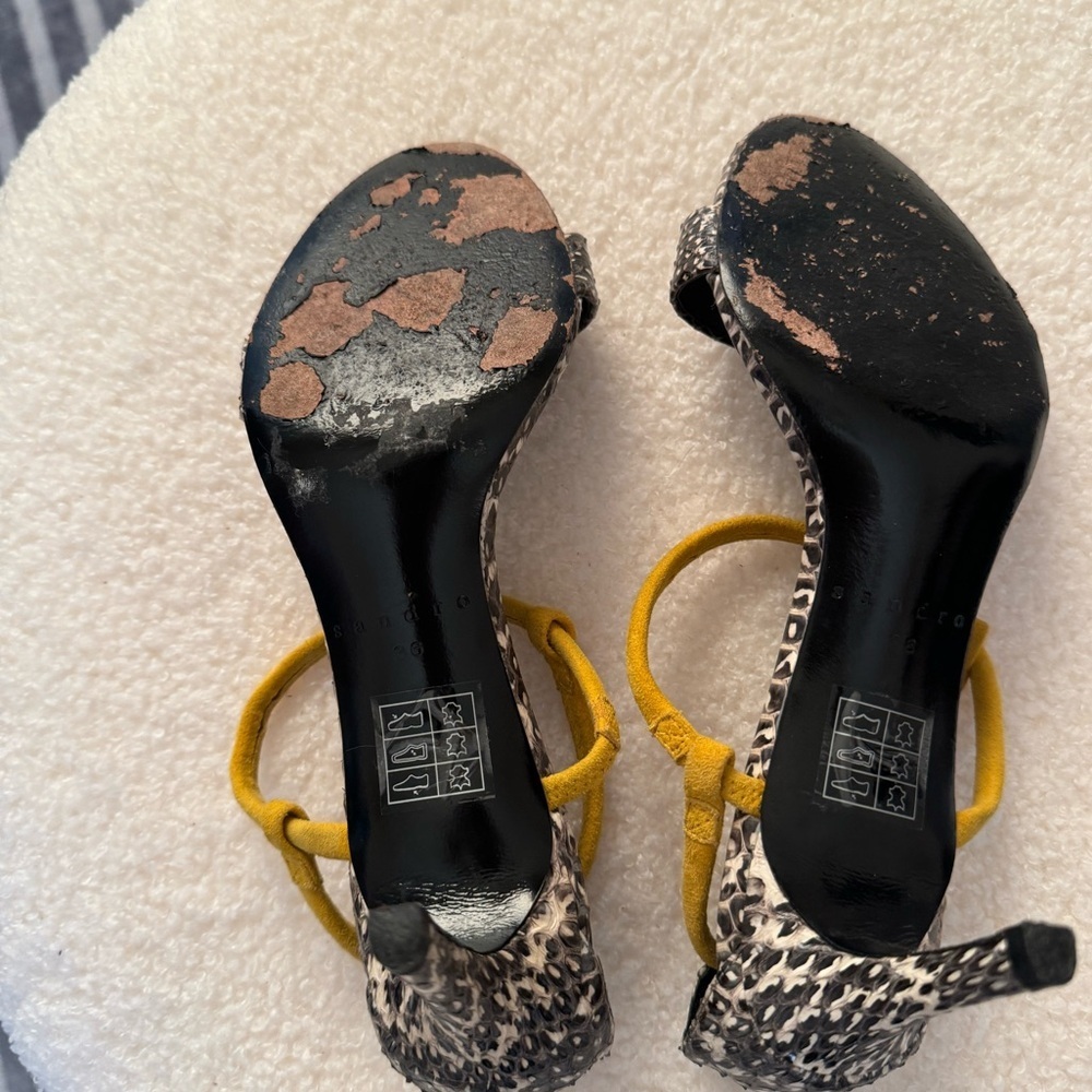 Sandro Sandals Python Print Size 36 - image 6